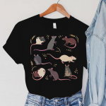 Roti T-s&auml;rgid Naiste Harajuku Loomade topid Suvised vabaaja mood Ts&auml;rgid Vintage Paddy Print Naiste riided Roti naiste T-s&auml;rgid 4XL