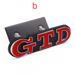 1 TK 3D metallist auto esiv&otilde;re GTD logoga tagumine pagasiruumi golfi embleem V/olkswagen V/WG/olf 4 5 6 7 7 MK4 MK5 MK6 MK7 MK8 Grille b