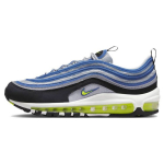Nike Air Max 97 OG Atlantic Blue Naiste tossud Metallik-h&otilde;bedane Must Pinge-kollane DQ9131-400 35.5