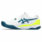 ASICS Gel Resolution 9 Wide Valge Rahustav Sinakasroheline Meeste Tennised 1041A376-101 47