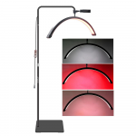 Andoer HD-M6XR 36 W p&otilde;randa LED-videovalgusti poolkuu kujuga t&auml;itevalgusti, mida saab h&auml;mardada 5600K valgega EU Plug must