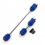 Traxxas E-Revo 2.0 kaugjuhtimispuldi terasest keskveov&otilde;llid CVD 8655R koos tolmusabadega Type 2 sinine