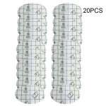 20tk/komplekt veekindel PU-membraan, n&auml;htamatud k&otilde;rvakleebised, ujumisk&otilde;rvakaitsekleebis, ujumisveekindel k&otilde;rvakleebis, 20PCS/SET puhas