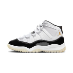 Air Jordan 11 Retro PS Gratitude / Defining Moments Laste tossud Valge Must Metallik-Kuld 378039-170 28