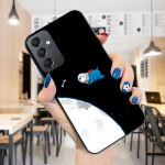 V&auml;rvitud mustriga telefoni&uuml;mbris P&otilde;rutuskindel pehmest silikoonist TPU kaitsev telefoni&uuml;mbris Samsungi kaanele Samsung A01