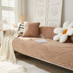 Paksustatud Pl&uuml;&uuml;sist Lamamistooli Diivanikate Lemmikloomade Laste M&auml;ngumatt Diivanir&auml;tik Diivanikatted Eemaldatav Libisemiskindel Diivanitekk Housse De Canape 1pcs45x45 pillowcase