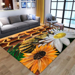 Imeilusad Mandala lillelised 3D-prindiga vaibad elutoa jaoks magamistoa sisekujundusega vaip Pehme flanellist kodu voodip&otilde;randamatt M&auml;nguala vaibad 100x150cm