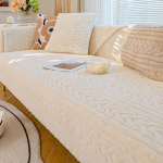 Talvised žakaarmadratsiga sametist diivanikatted libisemiskindlatele diivanikatetele, soe sektsioonm&ouml;&ouml;bli kaitse, pehme Cushion cover30x50cm