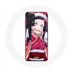 &Uuml;mbris Samsung Galaxy A32 5G Anime Demon Slayer Kamado Nezuko 2024. aasta j&otilde;ulup&uuml;hale