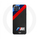 Coque pour Oppo A93 BMW M Logo carbone
