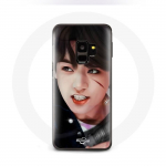 &Uuml;mbris Samsung Galaxy S9 BTS Bangtan Sonyeondan Jungkook Fanart jaoks