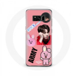 &Uuml;mbris Samsung Galaxy S8 Plus BTS Bangtan Boy BT21 Cooky Jungkook ARMY jaoks