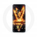 Huawei P20 Lite Vikings Series 6. hooaja logo V tulem&otilde;&otilde;k must taustaga &uuml;mbris