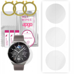 3x apgo Hydrogel Screen Protector for Huawei Watch GT 3 Pro 46mm, Hydrogel Film, with positioning layer easy installation