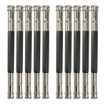 10 tk/komplekti pliiatsipikendus, kahepealine, pikendatav poolus, ergonoomiline k&auml;epide, reguleeritav pliiatsihoidja visandiga koolit&ouml;&ouml;riist &otilde;pilastele must