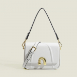 2024. aasta uus naiste kott, tipptasemel prantsuse ni&scaron;idisain, ainulaadne mitmek&uuml;lgne v&auml;ike kott, &uuml;he &otilde;la ristkorpus valge