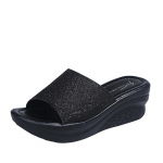 Naiste moe suvised daami sandaalid Solid Peep Toe vabaaja platvormkingad 35 kuld