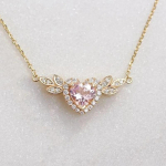 V&auml;rvimuutus Armastuse ripats Kaelakee Emotsionaalne Tundlik Roostevabast terasest helmestega ketiga kaelakee Kingitus Ehted Uus mood C3883-1