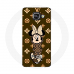 Coque Maniacase pour Samsung Galaxy A3 2017 minnie Disney Lv marron