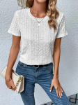 Suvine soliidne &otilde;&otilde;nsate varrukatega vabaajas&auml;rk Naiste mood valged topid Pluus Sexys Mujer Blusas Elegantes Finas Para L valge