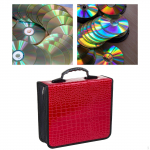 CD-&uuml;mbrise hoidik, kaasaskantav 400 mahutavusega tolmukindel sideainega rahakott