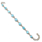 Natural Republic Larimar v&auml;&auml;riskivi k&auml;sitsi valmistatud 925 prooviga h&otilde;be k&auml;ev&otilde;ru 7-8 C0U26