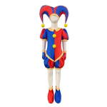 H&auml;mmastav Digital Circus Pomni Cosplay kost&uuml;&uuml;m, kost&uuml;&uuml;m, kost&uuml;&uuml;m, m&uuml;ts, kehakost&uuml;&uuml;m, inimlik t&auml;iskasvanud laste kost&uuml;&uuml;m, multifilm Cos L