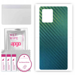 apgo Protective Skin Sticker for the back compatible with Vivo Y32T, Wrap Film, Foil, Vinyl - Pattern Carbon Chameleon CAKA1