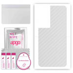 apgo Protective Skin Sticker for the back compatible with TCL 40 NXTpaper, Wrap Film, Foil, Vinyl - Pattern Transparent Carbon