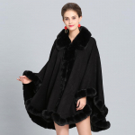 11 V&auml;rvi S&uuml;gis Talv Soe Kunstkarusnahast Krae Soe Sall Keep Jakk Naistele Elegantne &Uuml;ler&otilde;ivas Kohev Ka&scaron;miir Poncho Naiste &Uuml;ler&otilde;ivas One Size must
