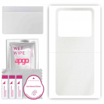 apgo Protective Skin Sticker for the back compatible with ZTE Nubia Z50 Ultra, Wrap Film, Foil, Vinyl - Pattern Matte Transparent