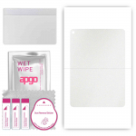 apgo Protective Skin Sticker for the back compatible with Apple iPad Wi-Fi, Wrap Film, Foil, Vinyl - Pattern Matte Transparent