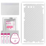 apgo Protective Skin Sticker for the back+sides compatible with Huawei P10, Full Wrap Film, Foil, Vinyl - Pattern Transparent Carbon