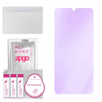 apgo Anti-Blue 9H Hybrid protective glass compatible with Xiaomi Mi A3, flexible nano glass, great replacement for tempered glass, scratch-resistant,