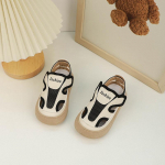 Suvised lamedad sandaalid lastele V&otilde;rkkangast hingavad lastejalatsid poistele T&uuml;drukutele Suvised vabaaja rannajalatsid 23 must