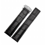 Ehtne nahkrihm 19mm 20mm 22m Tag Heueri meeste k&auml;ekelladele, k&auml;ekellade tarvikutele, volditava pandlaga nahast kellarihm 22mm