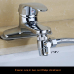 1 tk l&uuml;litussegisti adapter k&ouml;&ouml;givalamu jagaja jaotusventiil veekraani pistik tualettruumi bidee jaoks du&scaron;itarvikud MYY