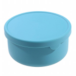 700 ml silikoonist toidu s&auml;ilituskonteiner kaanega Korduvkasutatavad &otilde;hukindlad l&otilde;unas&ouml;&ouml;gikarbid t&auml;iskasvanutele lastele s&uuml;gavk&uuml;lmik matkasuupistekonteiner sinine