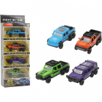 1/50 Diecast Toy Trucks 6X6 4 Pack Tagat&otilde;mmatavad M&auml;nguautod Avatavad uksed Maastikuautode m&auml;nguasjad S&uuml;nnip&auml;evakingitus poistele ja v&auml;ikelastele 1/50:9.5*3.8*4.2cm,City