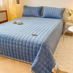 Pehmus voodikate voodil King Queen voodikate Paks tepitud madratsi kate Kaitsev pleed diivanil vooditekk tekid 150x200cm Blanket