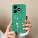 &Uuml;mbrised Tecno Spark 20 20C Pop 8 Pova 6 Pro Itel A18s A70 tagakaas P&auml;ris lilleline avokaado matt silikoon Pehme kaamerakaitse mood telefonikotid Tecno Hot 40i