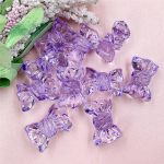 K&auml;sit&ouml;&ouml;na valmistatud l&auml;bipaistvad aksessuaarid 10 tk valmistamismaterjal helmed DIY telefonikett akr&uuml;&uuml;l kristallist kommid k&auml;sitsi valmistatud 16*24,2 mm moeehted lilla