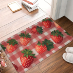 1 tk V&auml;simusevastased K&ouml;&ouml;givaibad Maasikamustriga Veekindel Libisemiskindel Paks Polsterdatud K&ouml;&ouml;gimatt Raskeveokite Mugav Seismismatt K&ouml;&ouml;ki 60*180cm