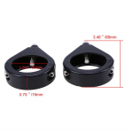 41/39 mm mootorratta kahvli &uuml;mberpaigutamise suunatulede &uuml;mberpaigutamise kahvli kinnitusklamber Harley Cafe Racer Sportsteri jaoks 39MM-Black