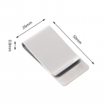 Kvaliteetne metallist pliiatsihoidjaga rahaklamber Lihtne sularahaklambrihoidjaga rahakott as the picture