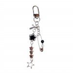 Sweet Star Pin Bowknot v&otilde;tmehoidja ripats Armas rippkaunistused V&otilde;tmehoidja amulett rahakoti jaoks seljakott seljakott k&auml;ekott must