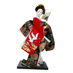 Jaapani Kimono Geisha Nukk Dek Kuju S&uuml;nnip&auml;ev Magamistuba Kollektsioneeritav Figuriin Kodu Pood Kontor Magamistuba Laua Kaunistus red