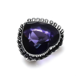 Amethyst Gemstone Handmade 925 Sterling Silver Gift Jewelry Ring Size 7 s2u24