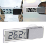 Autoveokite LCD digitaalne temperatuuriandur siseruumides, v&auml;listingimustes, kodune kell / termomeeter clock