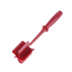 3 tk t&auml;iustatud lihahakkimismasin, kuumakindel lihapurustaja hamburgeriliha jaoks, jahvatatud liha hakkimismasin, kartulipuksuri t&ouml;&ouml;riist red-1pcs